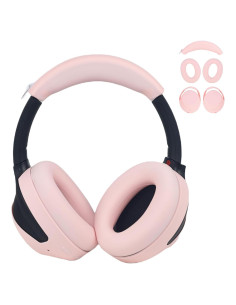Cubiertas de silicona Adhiper para auriculares Sony WH-1000XM4 - Rosa