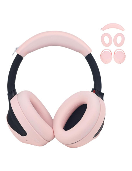 Cubiertas de silicona Adhiper para auriculares Sony WH-1000XM4 - Rosa Cubiertas de silicona Adhiper para auriculares Sony WH-1000XM4 - Rosa