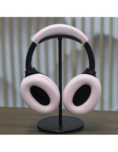 Cubiertas de silicona Adhiper para auriculares Sony WH-1000XM4 - Rosa