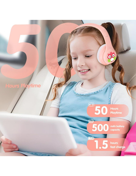 Auriculares Inalámbricos LOBKIN para Niños con Cancelación de Ruido