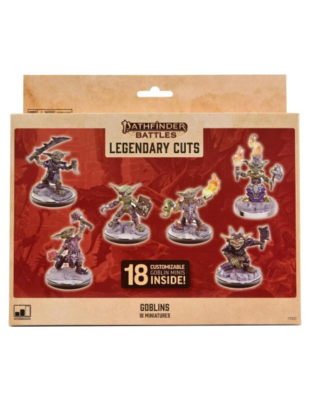 Miniaturas de Duendes WizKids Pathfinder Cortes Legendarias