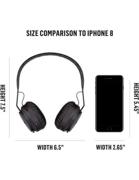 Auriculares Inalámbricos Bluetooth House of Marley Rebel Negro