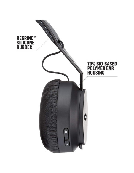 Auriculares Inalámbricos Bluetooth House of Marley Rebel Negro