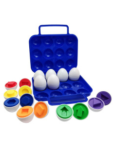 Set de Huevos de Clasificación Beakabao 12 Piezas Montessori
