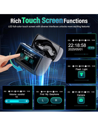 Auriculares Inalámbricos ZYHKON Z9Pro Bluetooth 5.4 IPX7 48H