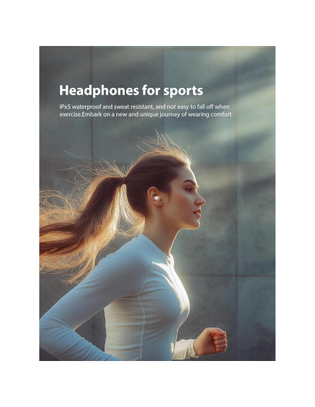 Auriculares invisibles para dormir DAGKHE Q26 Bluetooth 5.3