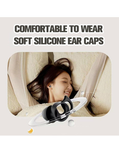 Auriculares para dormir Q26S Bluetooth 5.3 con cancelación de ruido