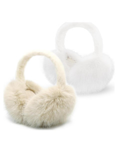 Orejeras de Invierno Plegables para Mujeres - Suave y Cálidas