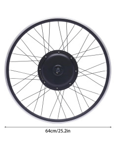 Kit de Conversión E-Bike LpqOxnm 48V 1000W Rueda Delantera 28-29" 2