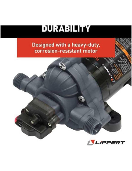 Bomba de Agua Flow Max Lippert 115V 11.36 L/min para RV