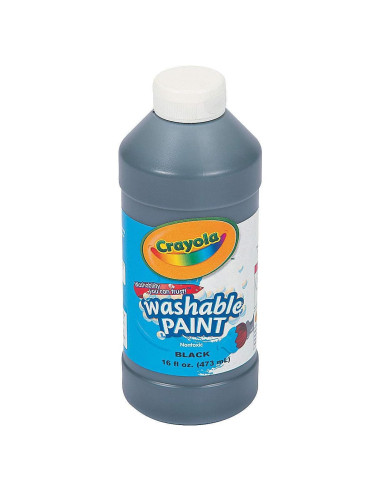 Pintura Lavable Negra Fun Express 473 ml - Ideal Manualidades