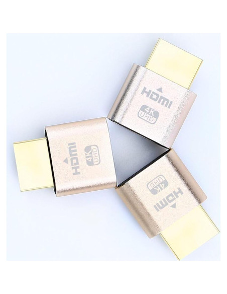 Adaptador HDMI Dummy 4K DTECH 5 Paquetes para PC y Mac Adaptador HDMI Dummy 4K DTECH 5 Paquetes para PC y Mac