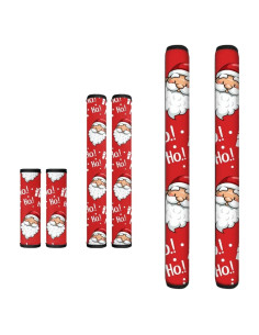 Juego de 6 Protectores de Manijas Biyejit Navidad Santa Claus
