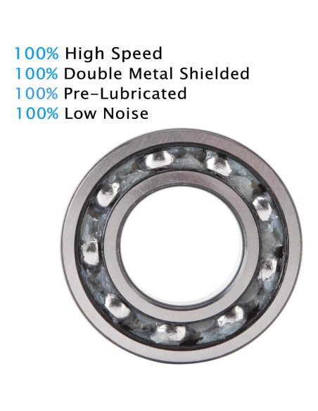 Rodamientos Donepart R8-2RS Doble Sellado 2 Pcs 1.27 cm ID