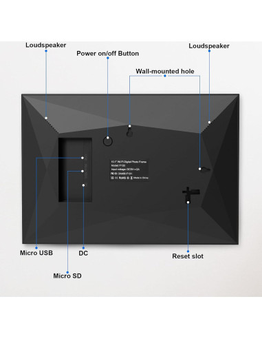 Marco Digital WiFi Lopevi F131 10.1" Pantalla Táctil HD 32GB