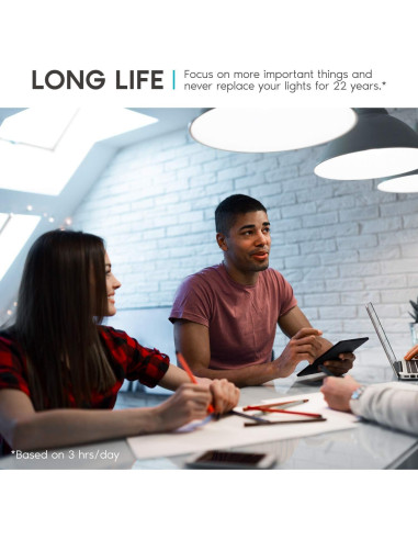 Bombillas LED Regulables Luxrite A19 15W 5000K Paquete de 4