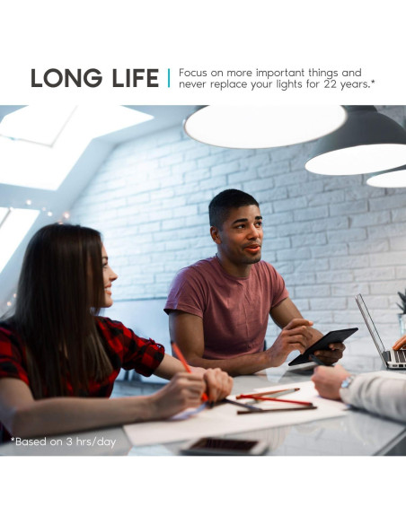 Bombillas LED Regulables Luxrite A19 15W 5000K Paquete de 4