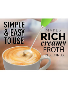 Espumador de Leche Eléctrico Zulay Kitchen Clover 158g 2