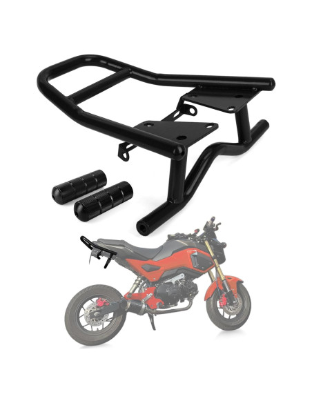 Soporte Trasero PSLER para Motocicleta MSX 125 2013-2020 - Hierro Negro