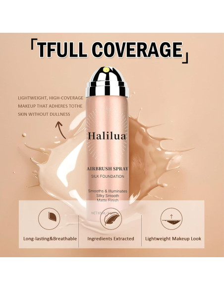 Spray Fijador de Maquillaje Airbrush Sulily 132g Natural