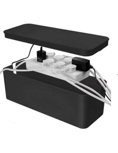 Conjunto de 3 Cajas Organizadoras de Cables JUNGFORD - Negro 2