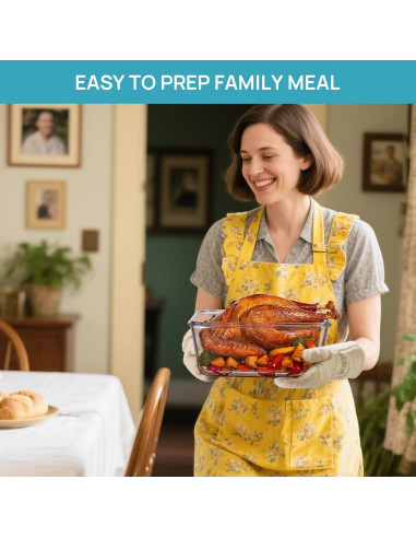 Contenedores de Almacenamiento de Vidrio Vtopmart 3.6L y 1.5L