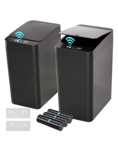 Cubo de Basura Automático Kaylowe 9.84L Negro Sensor Infrarrojo
