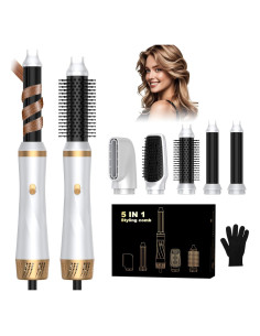 Set de Cepillo Secador de Pelo 5 en 1 Trylater - Alisador y Rizador