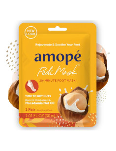 Mascarilla para Pies Amopé 20 Minutos Hidratante 3 Pares