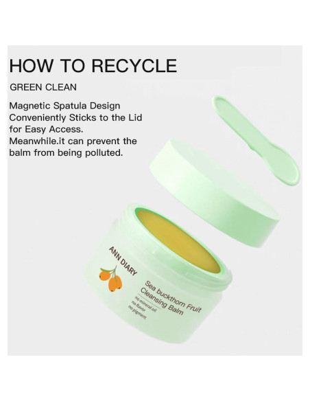 Bálsamo Limpiador Facial Ann Diary 100g - Espino Marino Hidratante