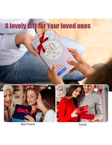 Tiras Blanqueadoras de Dientes RVEYi Sin Peróxido 48 Unidades