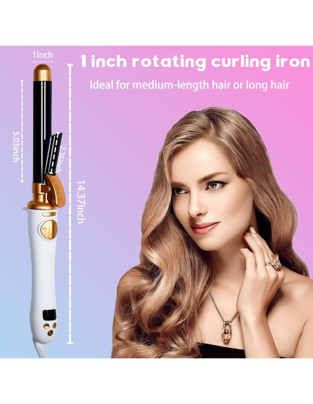 Plancha de Rizar Automática Arotelicht JFB-HJB-US1 1 Pulgada