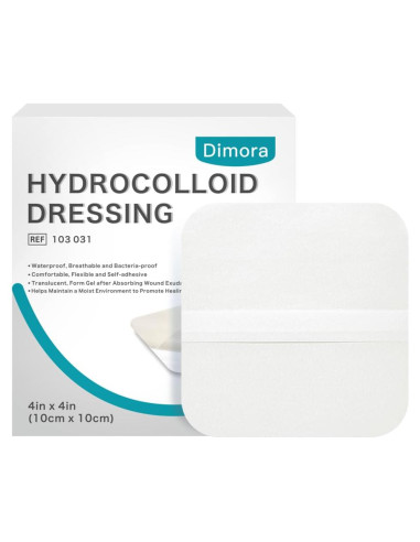 Vendaje Hidrocoloide Dimora 10 Parches 10x10 cm Estéril Impermeable