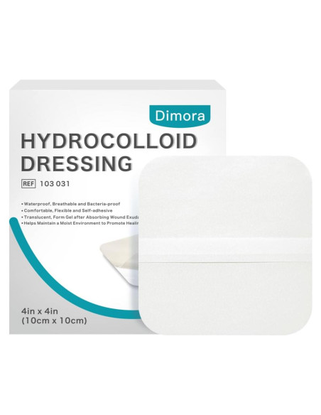 Vendaje Hidrocoloide Dimora 10 Parches 10x10 cm Estéril Impermeable