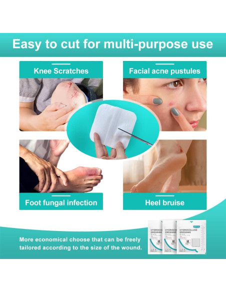 Vendaje Hidrocoloide Dimora 10 Parches 10x10 cm Estéril Impermeable