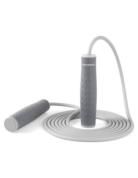 Cuerda de Saltar con Peso BONMIXC 0.45 kg Ajustable para Fitness
