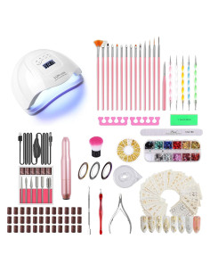 Kit de Manicura Eléctrica Upgrad 116 Piezas con Lámpara UV 120W