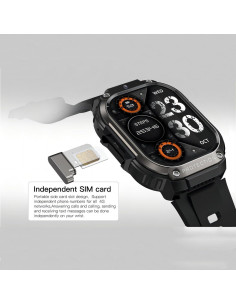 Reloj Inteligente 4G LTE Pyrrhionia con GPS y Pantalla AMOLED 2.13" 2