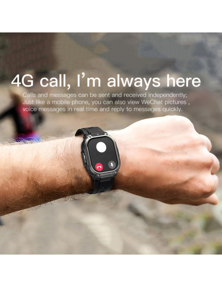 Reloj Inteligente 4G LTE Pyrrhionia con GPS y Pantalla AMOLED 2.13"