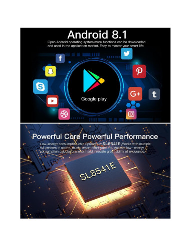 Reloj Inteligente 4G LTE Pyrrhionia con GPS y Pantalla AMOLED 2.13"