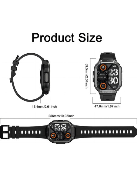 Reloj Inteligente 4G LTE Pyrrhionia con GPS y Pantalla AMOLED 2.13"