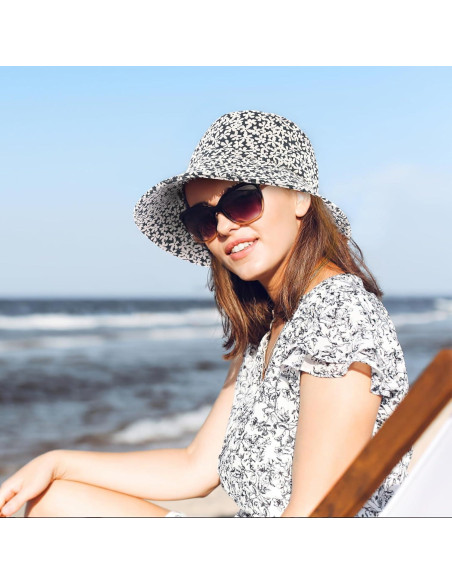 Sombrero de Cubo de Algodón para Mujer y Hombre - Playa