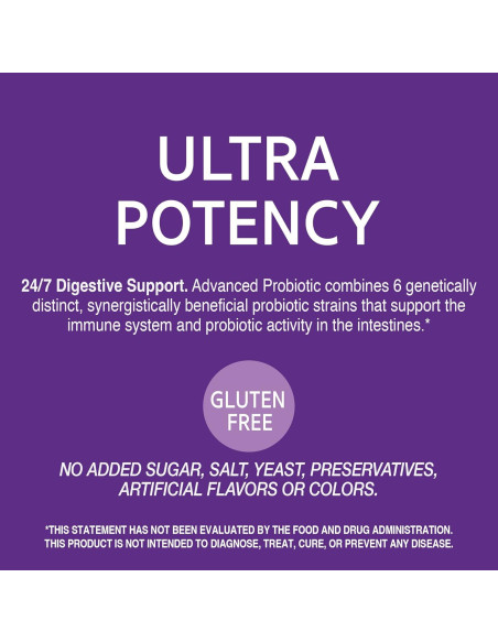 Cápsulas Probioticas 21st Century 60 Unidades 20 Mil Millones