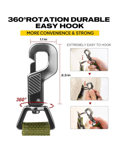 Correa para Perros Fida 1.22m Alta Resistencia Verde