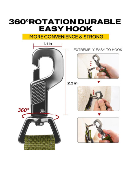 Correa para Perros Fida 1.22m Alta Resistencia Verde