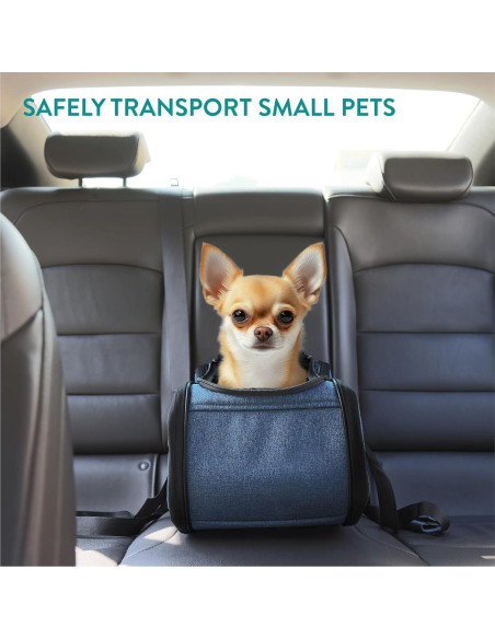 Asiento de Coche para Perros Navaris - Elevador y Cama 38x24cm Asiento de Coche para Perros Navaris - Elevador y Cama 38x24cm