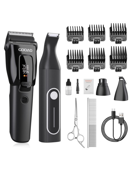 Cortadora de Perros Inalámbrica Gooad 7500rpm con Kit Completo