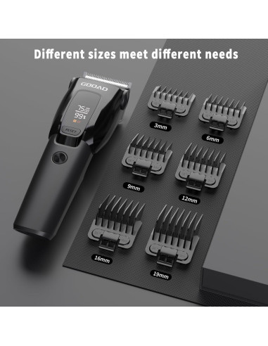 Cortadora de Perros Inalámbrica Gooad 7500rpm con Kit Completo