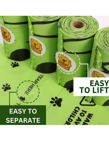 240 Bolsas Compostables de Excremento de Perro Genérica - Lavanda