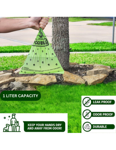 240 Bolsas Compostables de Excremento de Perro Genérica - Lavanda